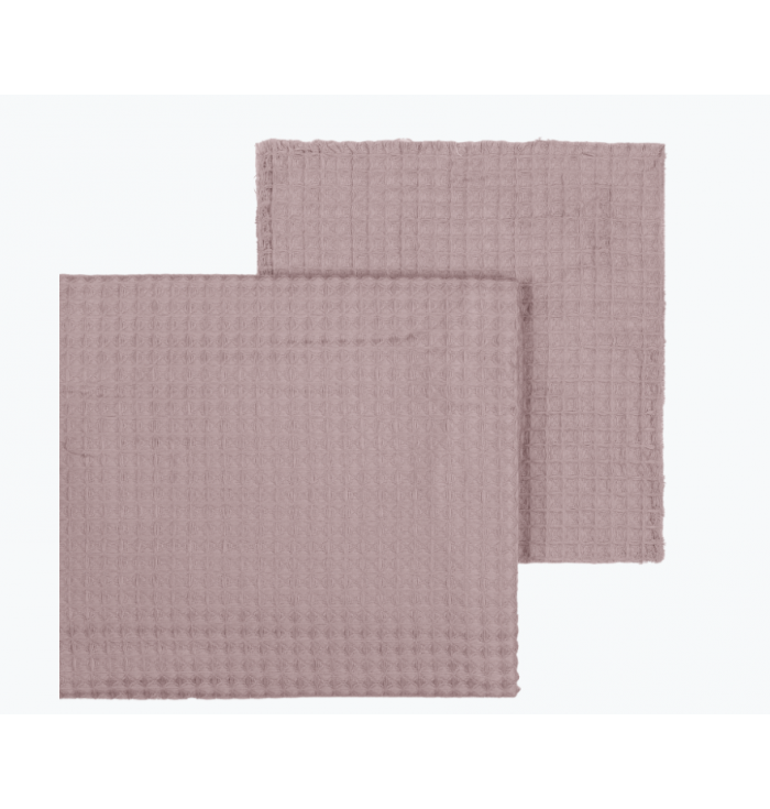 Fabric Gauze Waffle N° 74 - Dusty Pink