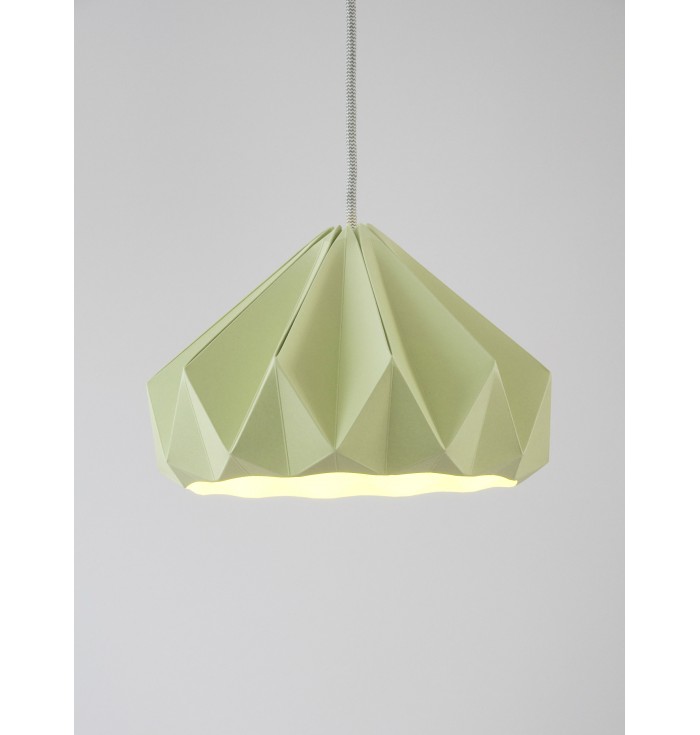 Chestnut paper origami lampshade