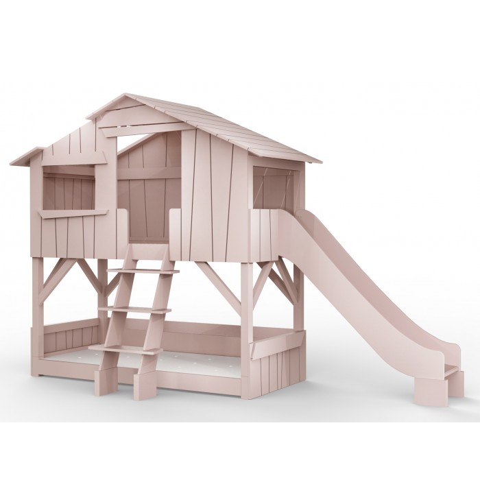 Treehouse bunk bed & single slide - Cabana - Mathy by Bols