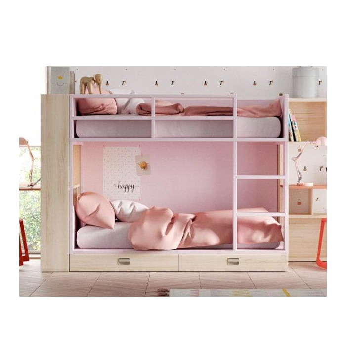 Bunk Bed Flat With Drawers - Lagrama
