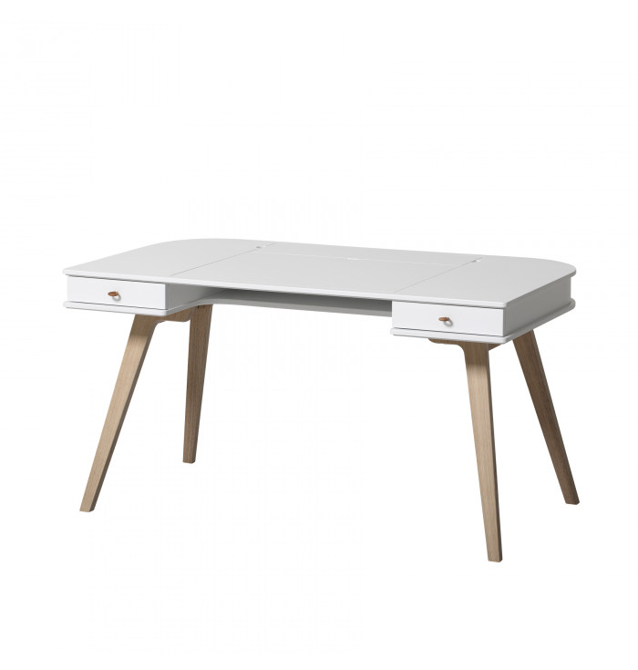 Desk with drawers Wood - Oliver Furniture