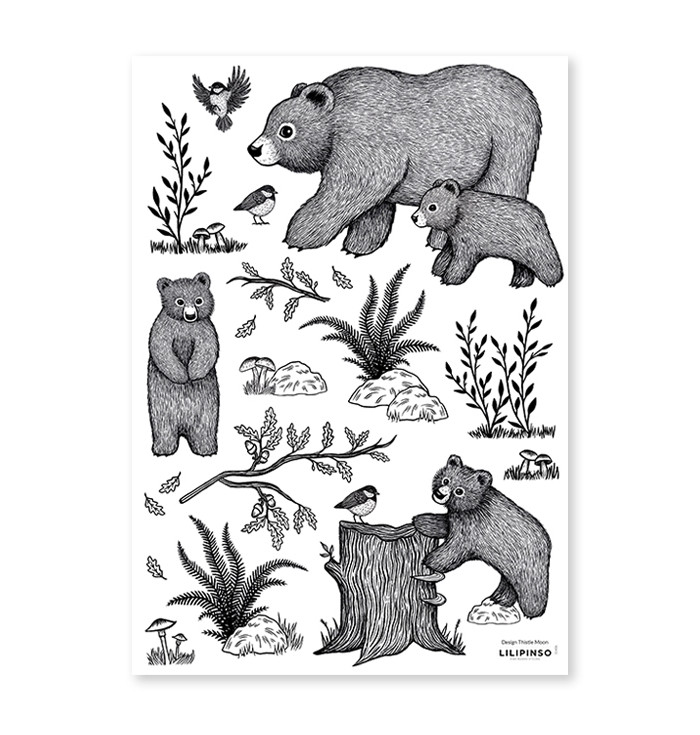 Stickers Little bears - Lilipinso