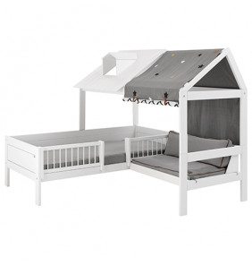 Letto ZH 90 x 200 cm Vipack Dallas Bianco colore