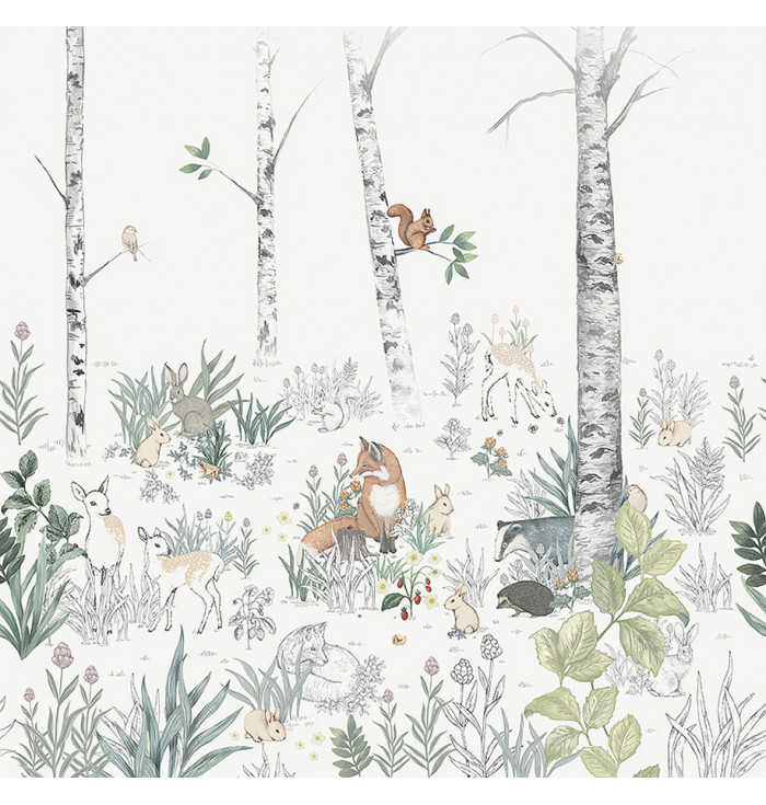 Wallpaper panel Newbie - Magic Forest - Borastapeter