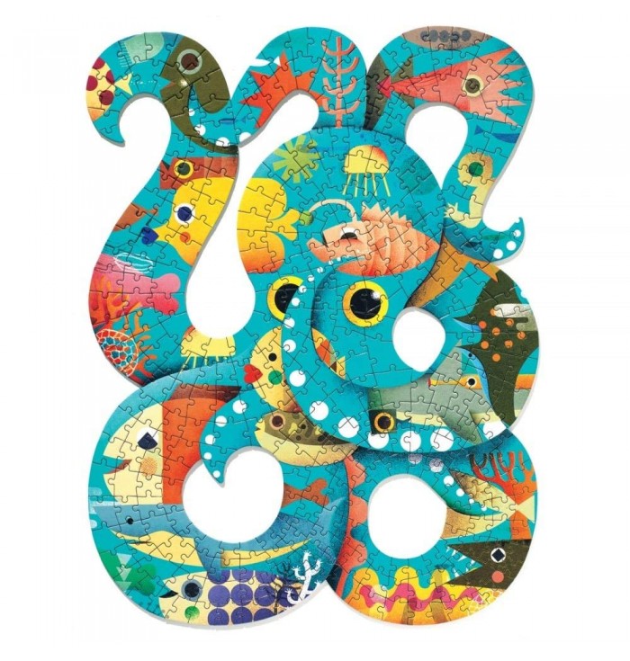 Puzzle Art Octopus,150 pieces - Djeco