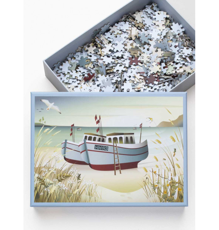 Puzzle 1000 pezzi - Fishing boats - Vissevasse