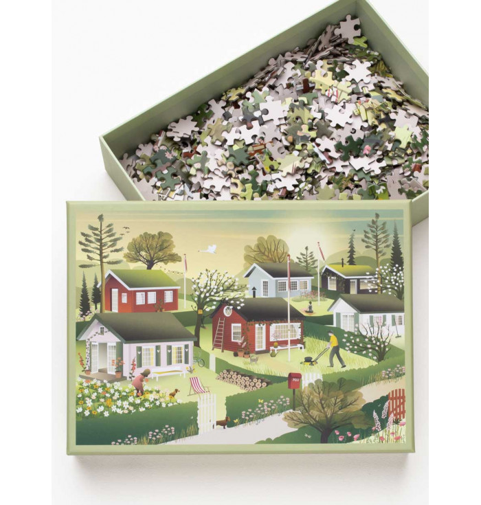 Puzzle 1000 pieces Small houses - Vissevasse