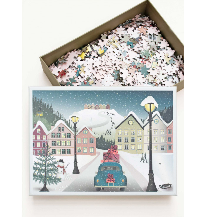 Puzzle 1000 pezzi - Let it snow - Vissevasse