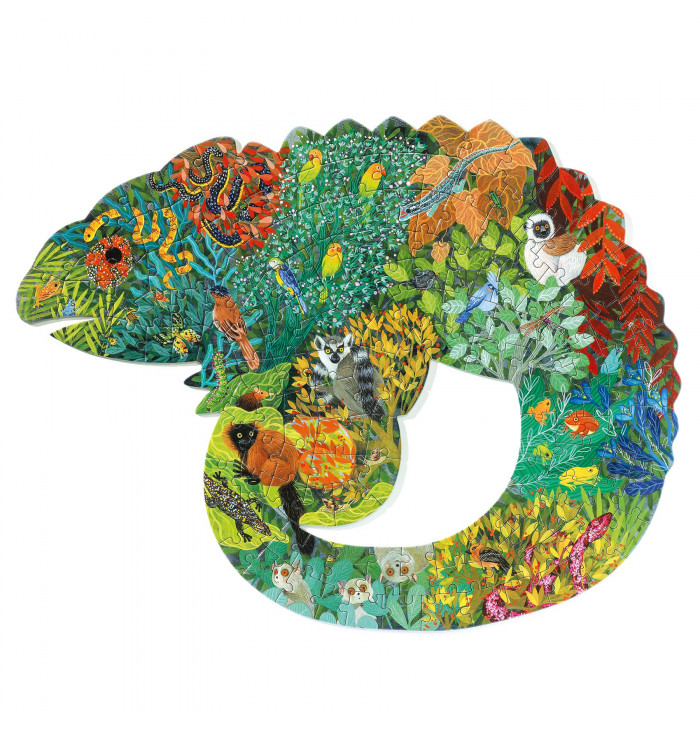 Puzzle Art Chamaleon, 150 pezzi - Djeco