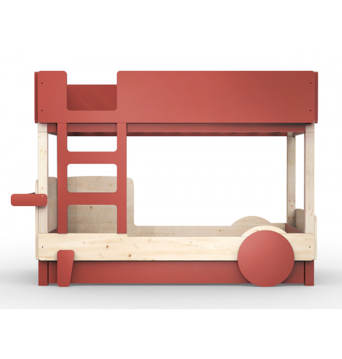 Bunk bed Montessori + pull-out bed - Discovery - Mathy by Bols