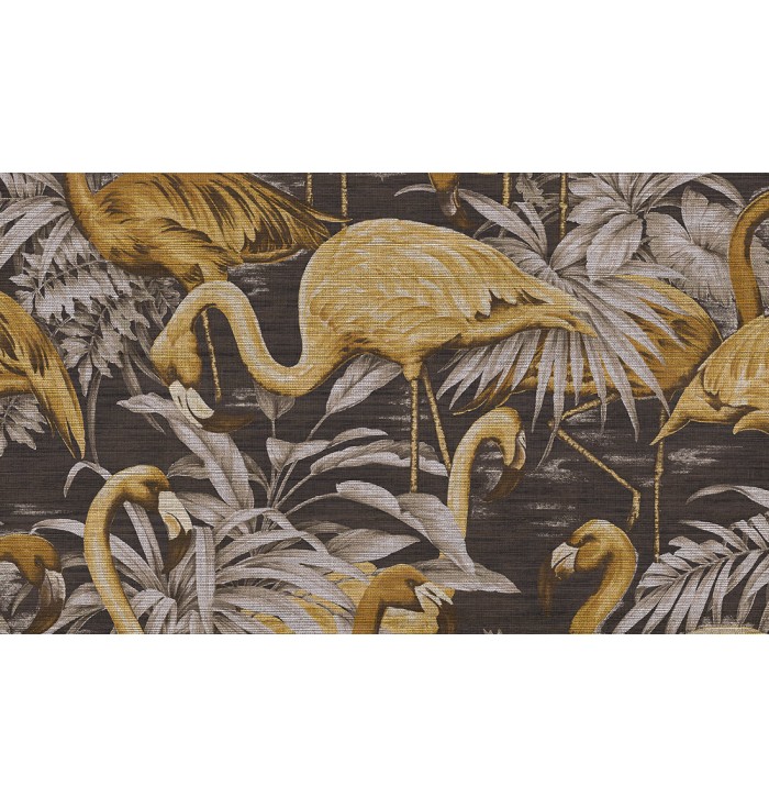 Wallpaper Curiosa - Flamingo - Arte