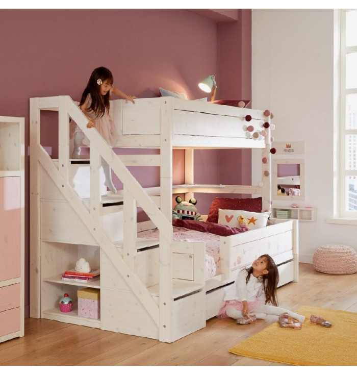Letto a castello con scaletta step - Lifetime Kidsrooms