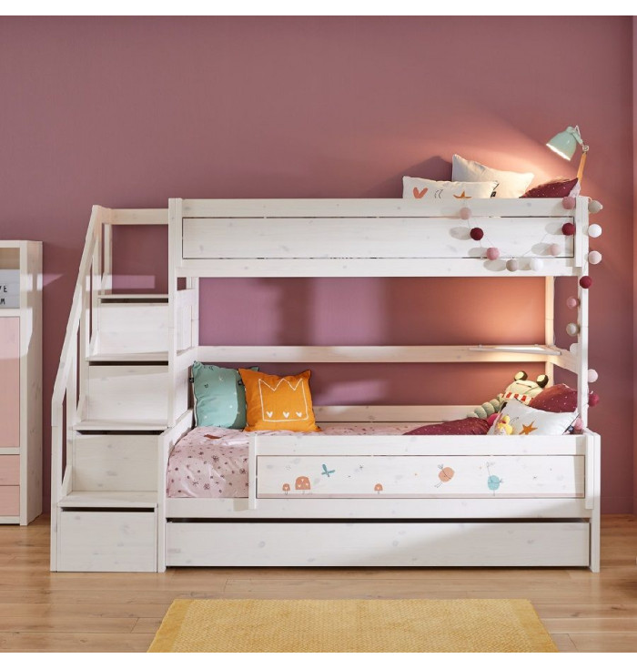 Letto a castello con scaletta step - Lifetime Kidsrooms