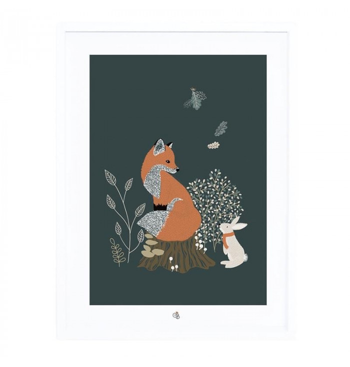 Poster con cornice Mr Fox - Lilipinso