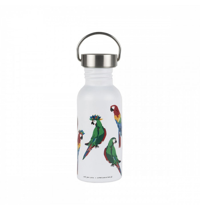 Metal flask Parrots - Petit Jour