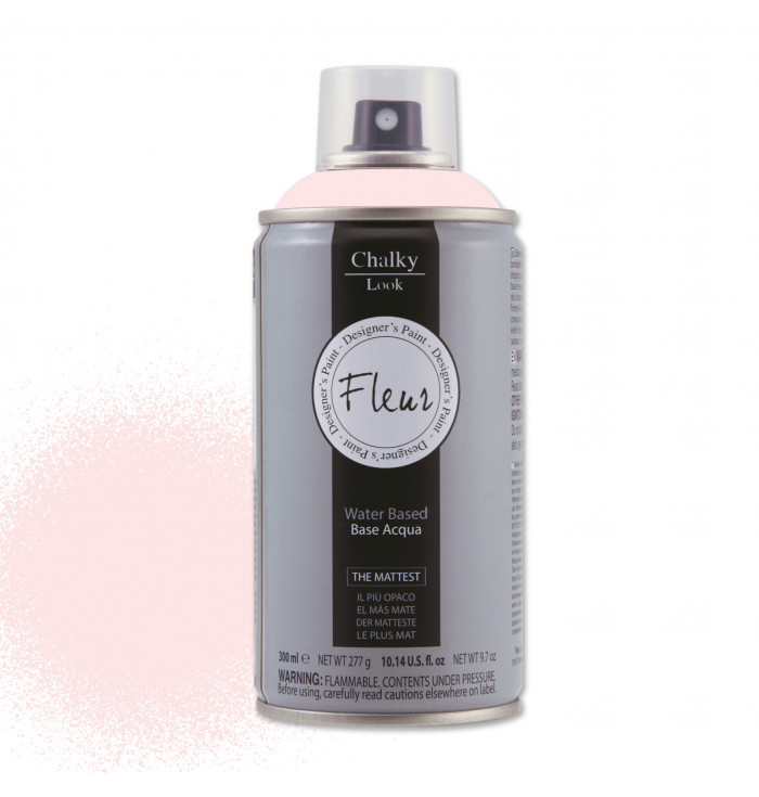 Smalto Spray Chalky look base acqua - PINK ROCOCO - Fleur Paint
