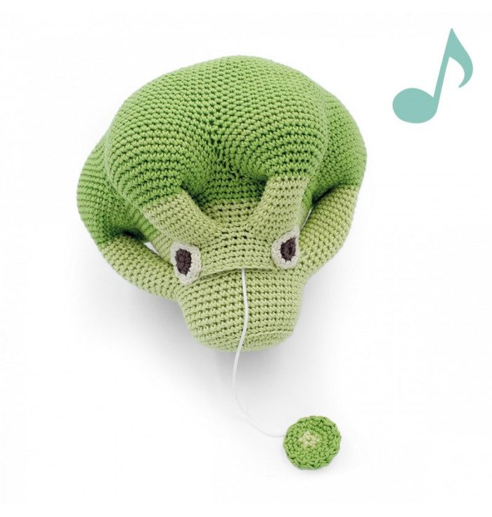 Pierrot Broccoli Music Box 100 Organic Cotton Myum