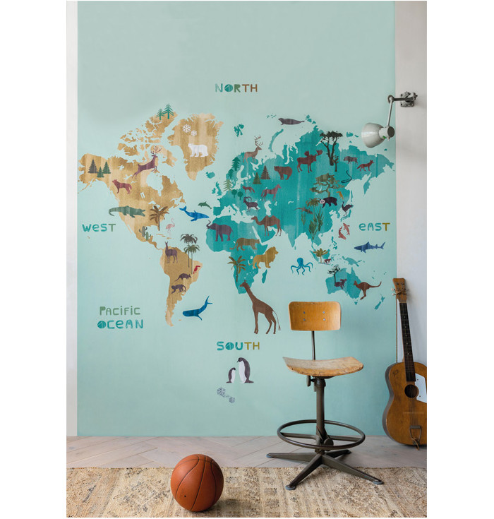 Wallpaper panel Fiaba - The world - Jannelli e Volpi