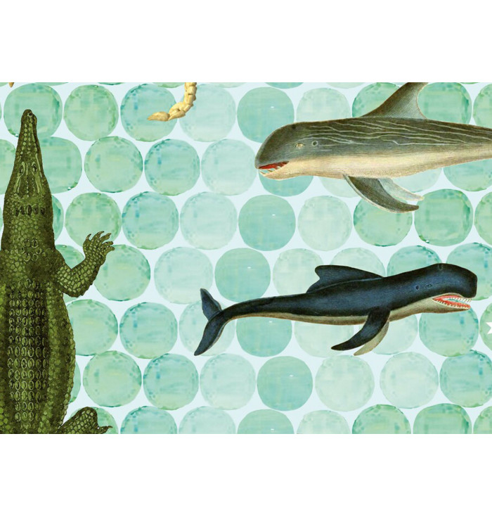 Wallpaper panel Reptiles - Fiaba - Jannelli e Volpi