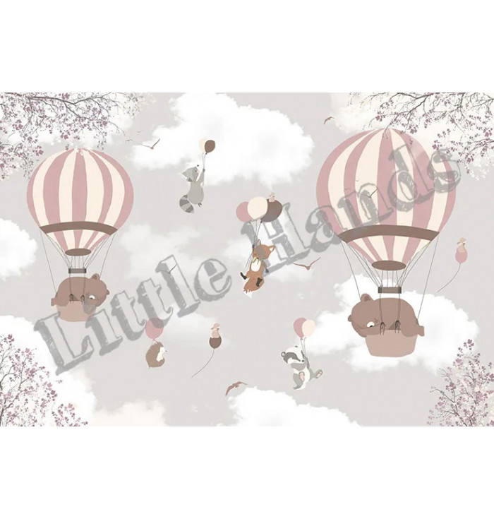 Wallpaper - Baloon - Woodland Dreams - Little Hands