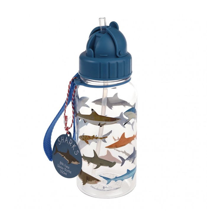 Water bottle Sharks - Rex London