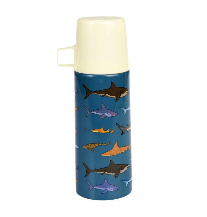 Flask and cup - Sharks - Rex London
