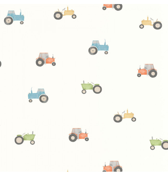 Wallpaper Once upon a time - Vintage Tractor - Casadeco