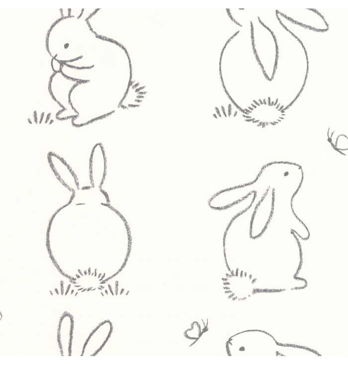 Carta da parati Once upon a time - Funny Bunny - Casadeco