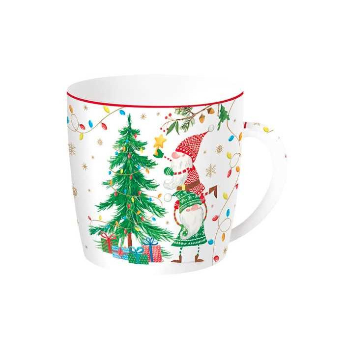 Porcelain mug in tin box - Ready for Christmas - Easy Life