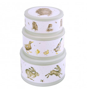 Scatola di latta large - Hare - Wrendale Design