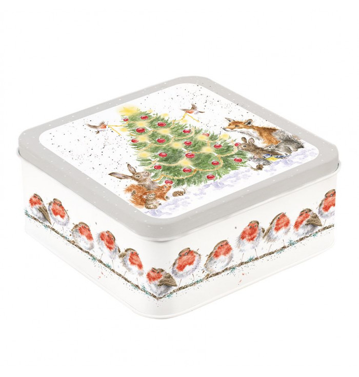 Scatola di latta natalizia The Country Set - A woodland Christmas -  Wrendale Design