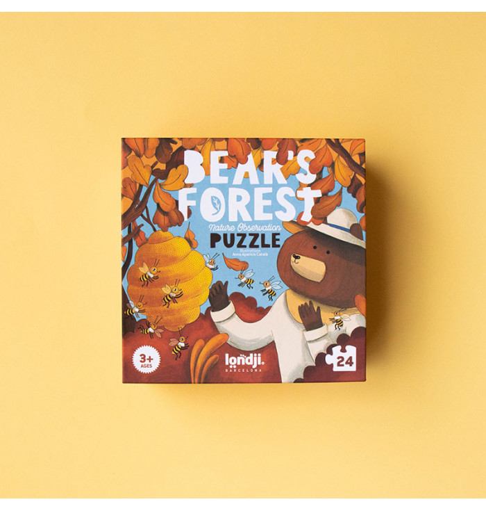 24 pieces  puzzle - Bear's Forest - Londji