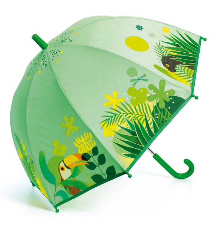 Medium sized umbrella - Tropical jungle - Djeco