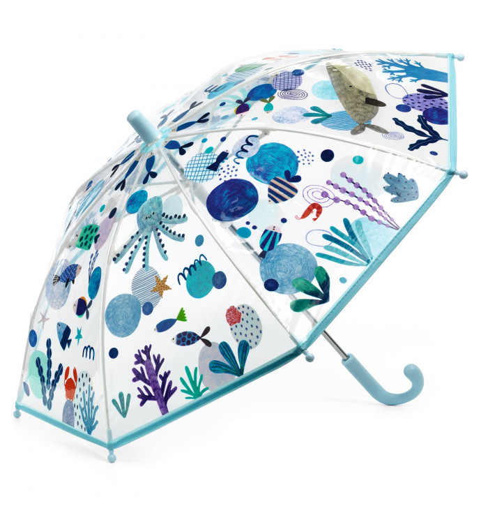 Transparent small umbrella - Sea - Djeco