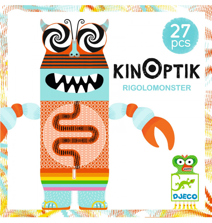 Gioco Kinoptik  27 pezzi - Rigolo Monster - Djeco