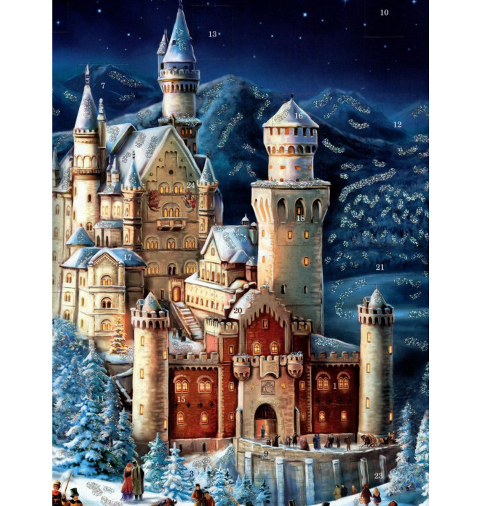 Neuschwanstein German Advent Christmas Calendar Sellmer Adventkalender