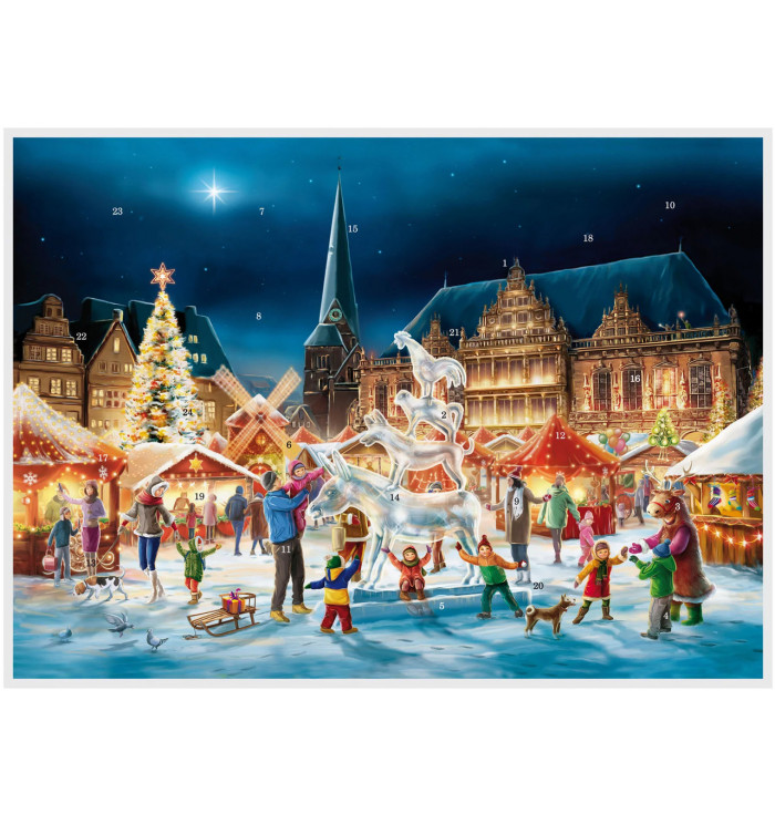 Bremen German Advent Christmas Calendar - Sellmer Adventkalender