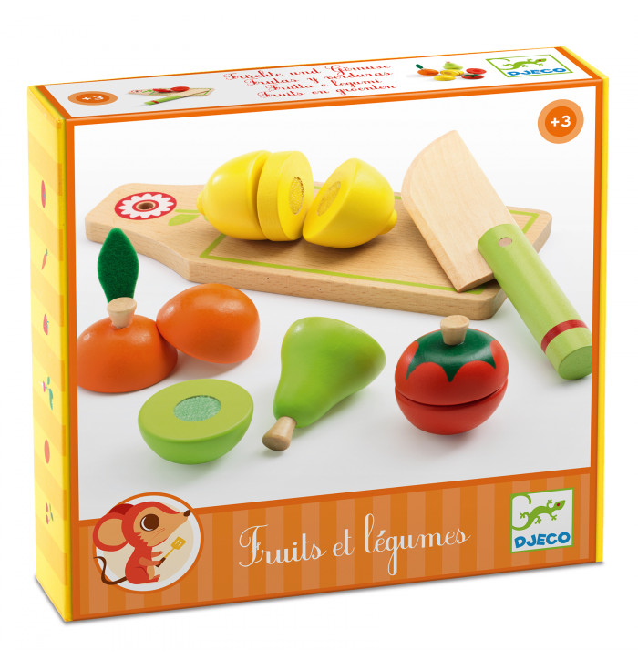 Role play - Fruit and vegetables to cut - Djeco