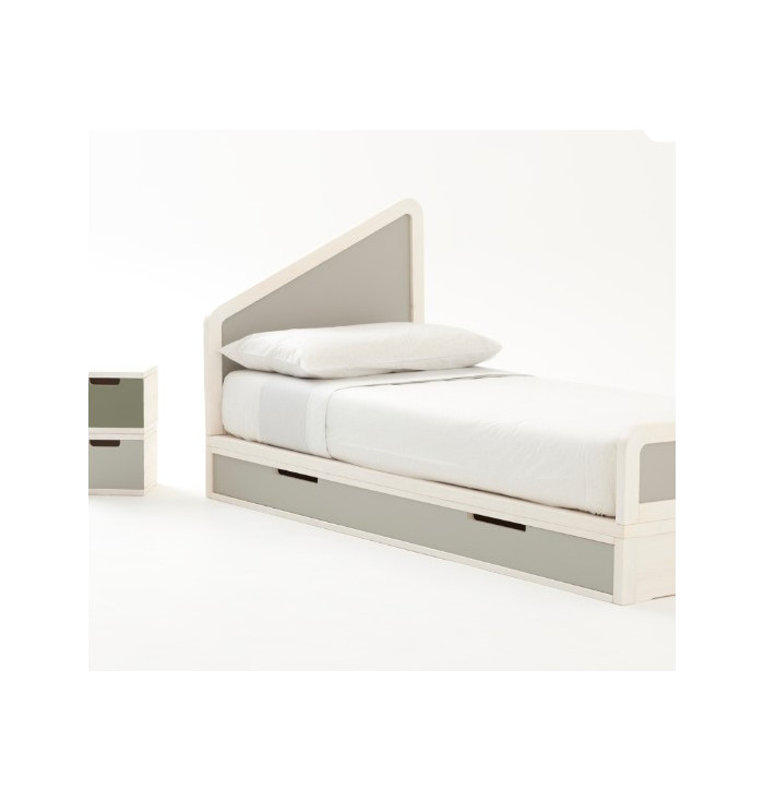 Bed with under bed drawer - Etto - Ettomio