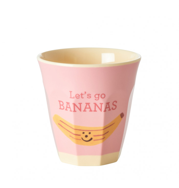 Bicchiere small in melamina Happy Fruits - Banana - Rice DK