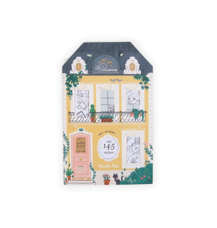 Album da colorare con 145 stickers - Les Parisiennes - Moulin Roty