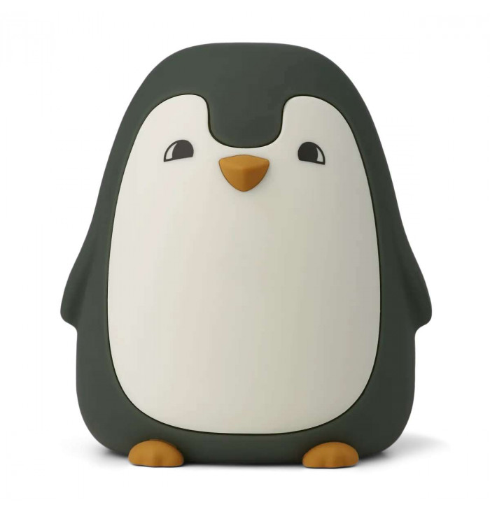 Luce Notturna A Forma Di Pinguino - LED Silicone, Timer, Ricaricabile USB