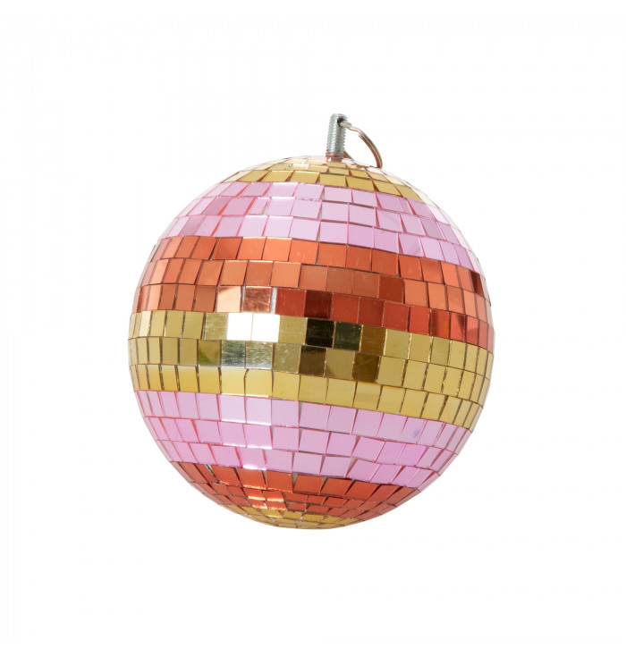Large Round Disco Ball - Gold