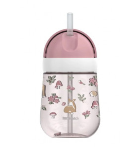 Borraccia con cannuccia 300 ml - Fairy garden - Little Dutch