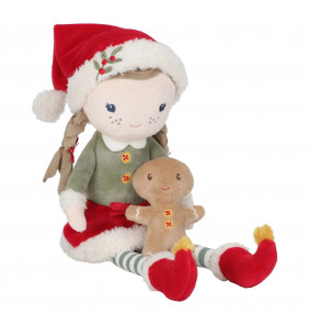 Bambola di Natale Rosa - Little Dutch