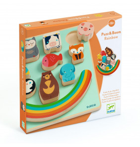Puzzle in legno Puzz & Boom Rainbow - Djeco