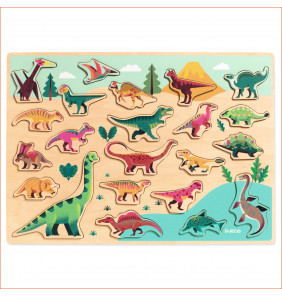 Wooden puzzle Dino - Djeco