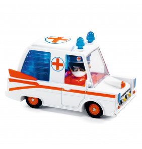 Toy car Crazy Motors - Hurry Ambulance - Djeco