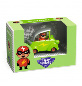 Toy car Crazy Motors - Green Flash - Djeco