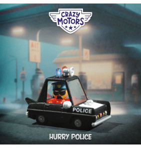 Macchinina giocattolo Crazy Motors - Hurry Police - Djeco